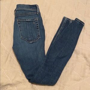 Rag and Bone Nina high waisted skinny jean size 23